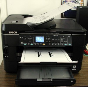 Epson WF-7520 with Large Media